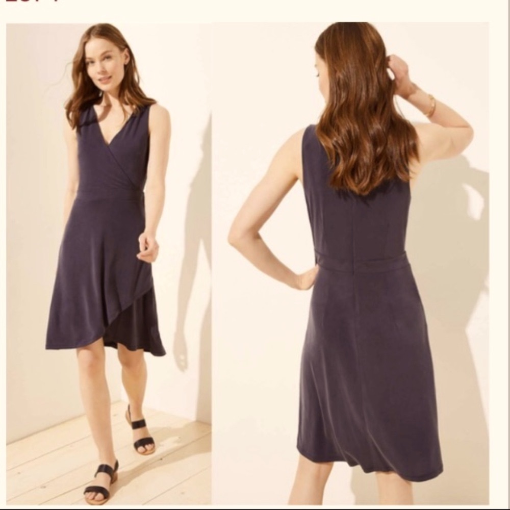 Brand new LOFT wrap flare Dress